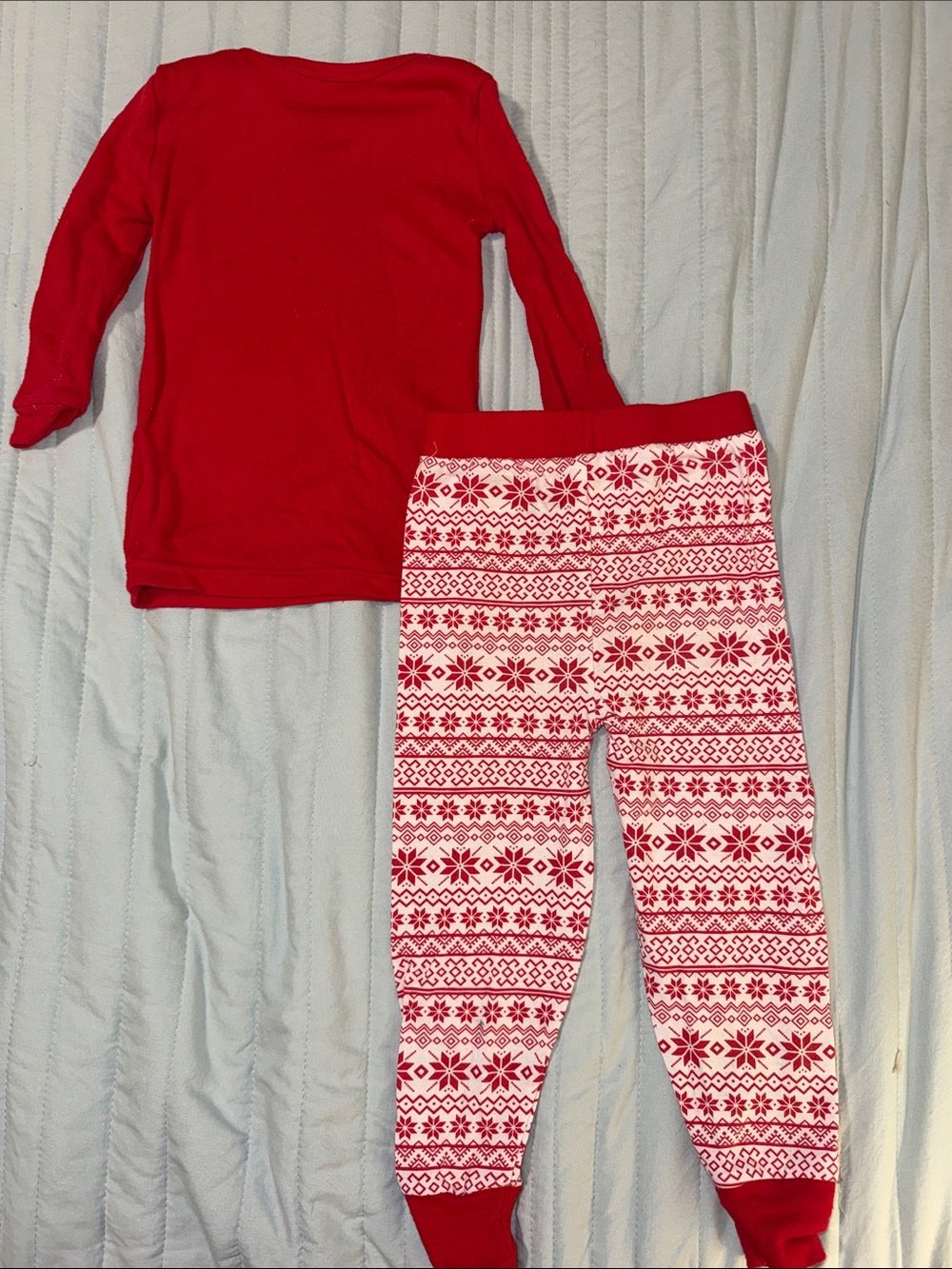 Holiday PJs Red Snowflake - Picture 5 of 7